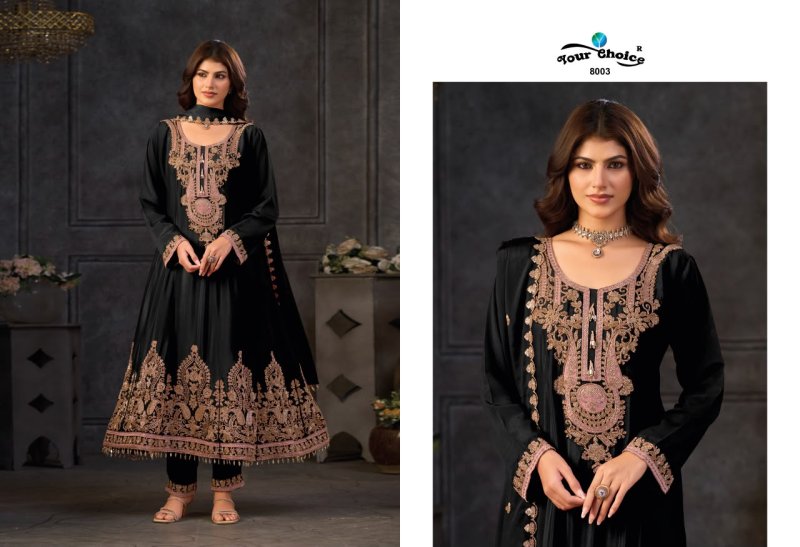 Tibco By Your Choice Designer Chinon Readymade Suits 